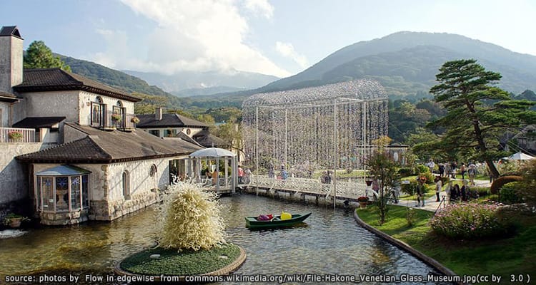 พิพิธภัณฑ์เครื่องแก้วฮาโกเน่ Hakone Glass no Mori