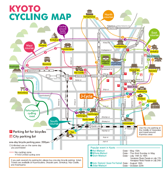 cycling map