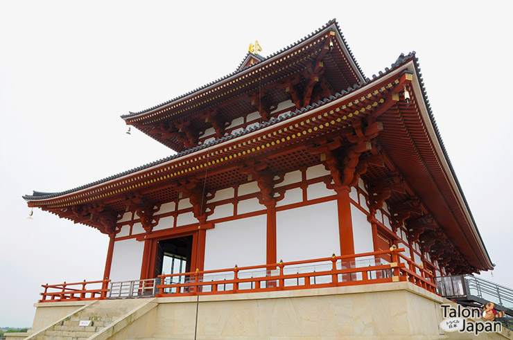 มุมใกล้ๆของปราสาทเฮโจ Heijo Palace(Nara Imperial Palace)