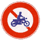 Closed to Motorcycles and Mopeds