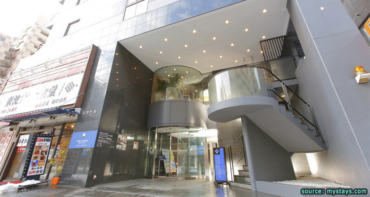 ด้านหน้าโรงแรม Hotel Mystays Higashi Ikebukuro