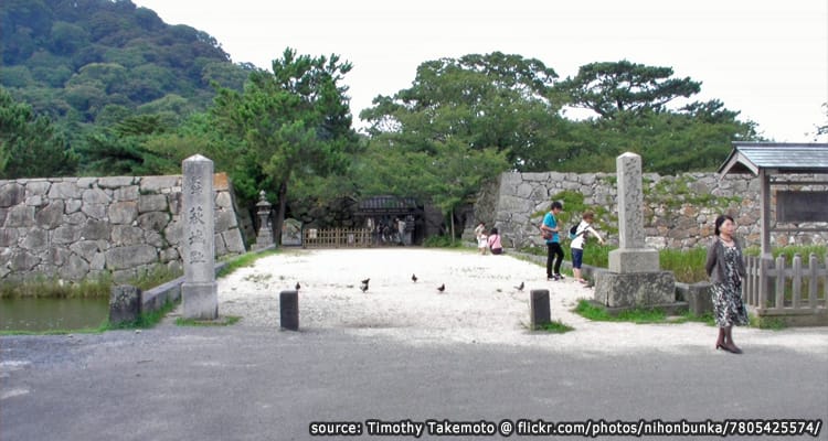 ซากปราสาทฮากิ Hagi Castle Ruin