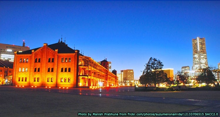 ห้างสไตล์วินเทจอิฐแดง Yokohama Red Brick Warehouses