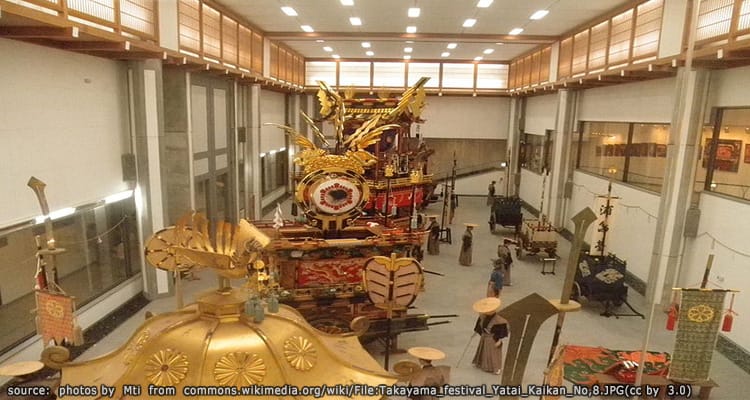 พิพิธภัณฑ์ทาคายาม่ามัตสุริยาไต Takayama Matsuri Yatai Kaikan
