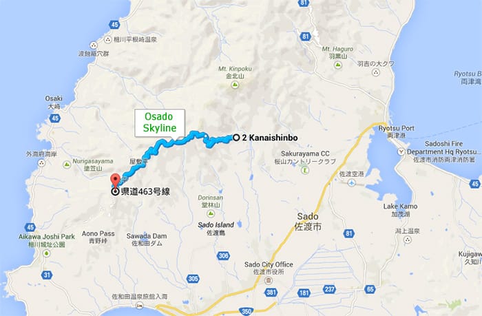 เส้นทางชมวิวบนถนนโอซาโดะ Osado Skyline