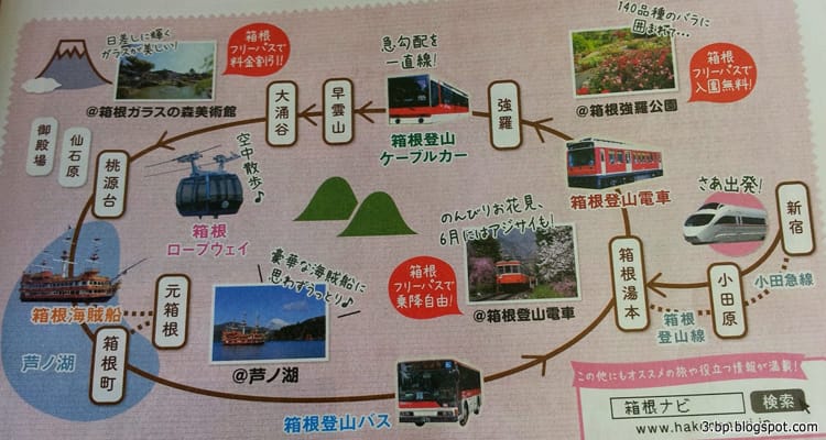 อัพเดต ตั๋วรถไฟโอดาคิวฮาโกเน่ Hakone Free Pass จากโตเกียวเที่ยวฮาโกเน่