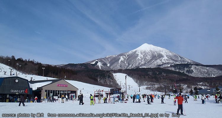 สกีรีสอร์ทต่างๆในบันได Bandai Ski Resorts