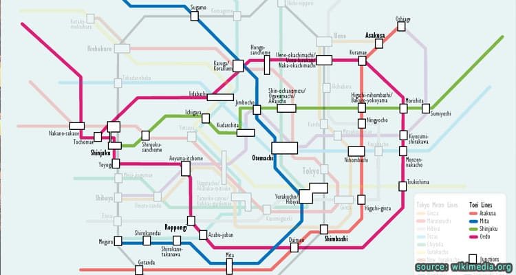 ตั๋วรถไฟฟ้าใต้ดินโทเอะ Toei One-Day Economy Pass