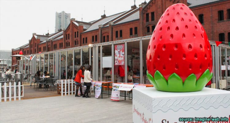 เทศกาลสตอเบอรี่ที่โยโกฮาม่า Yokohama Strawberry Festival 2016