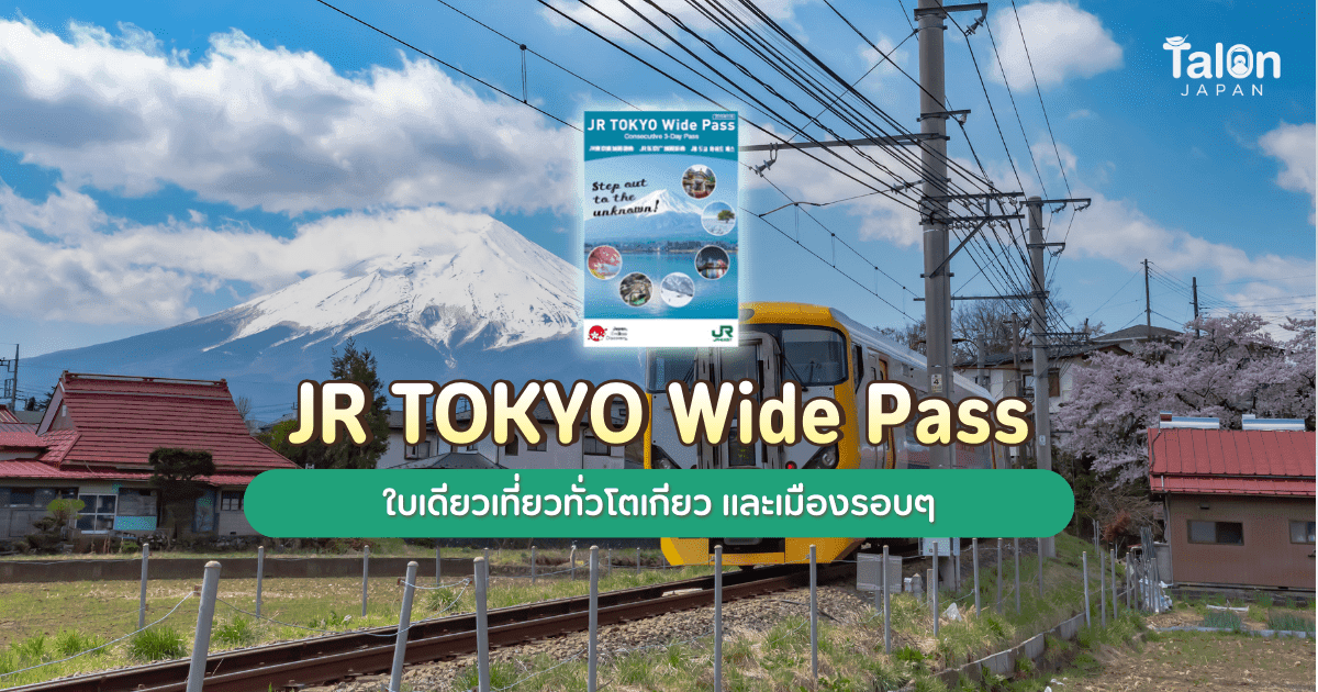 อัพเดตใหม่ JR TOKYO Wide Pass – พาสสุดคุ้ม ใบเดียวเที่ยวทั่วโตเกียว และเมืองรอบๆ