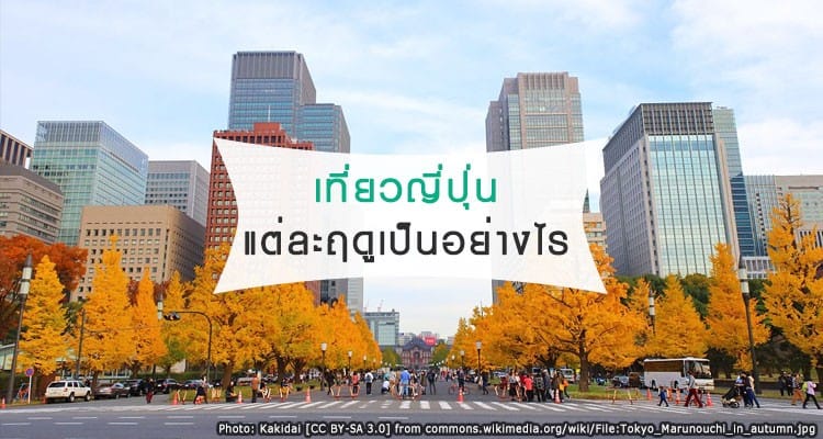 อากาศและอุณหภูมิที่ ญี่ปุ่น ในแต่ละฤดูเป็นยังไง