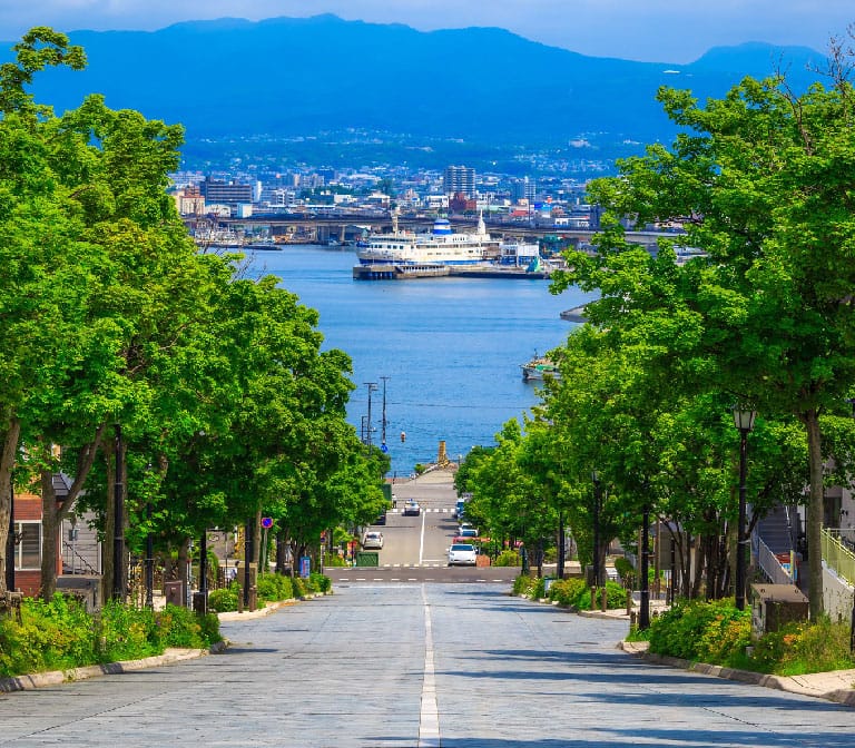 เนินชมวิวฮาจิมันซากะ Hachiman-Zaka Slope