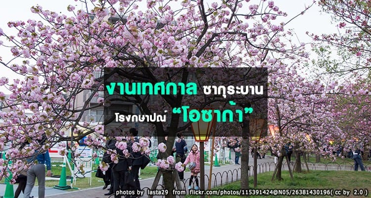 งานเทศกาล ชมดอกซากุระของโรงกษาปณ์โอซาก้า 2017