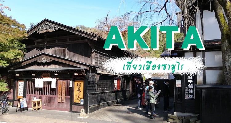 รีวิว เมืองซามูไรแห่ง Kakunodate จังหวัดอาคิตะ แต่งกิโมโนนั่งรถลากเที่ยวเมืองเก่า