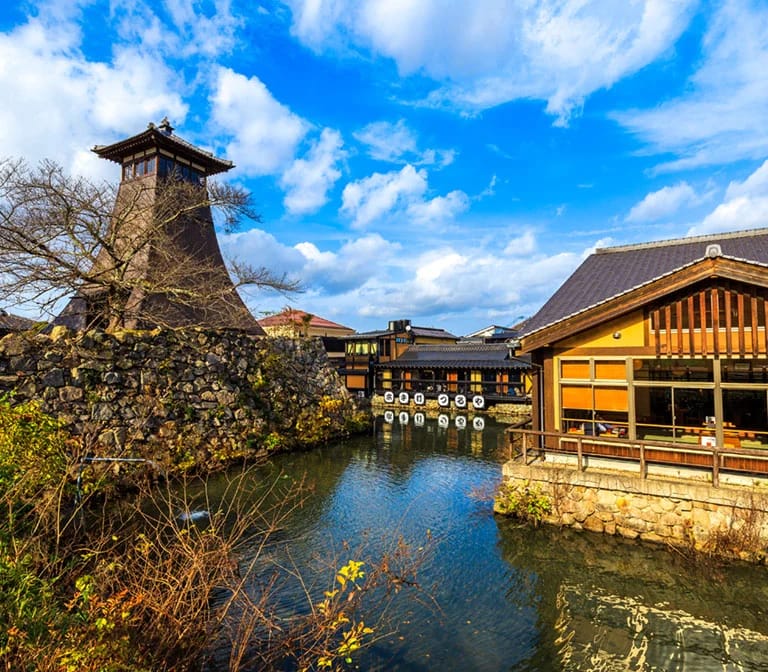 เมืองปราสาทอิซูชิ (Izushi Castle Town) เฮียวโกะ