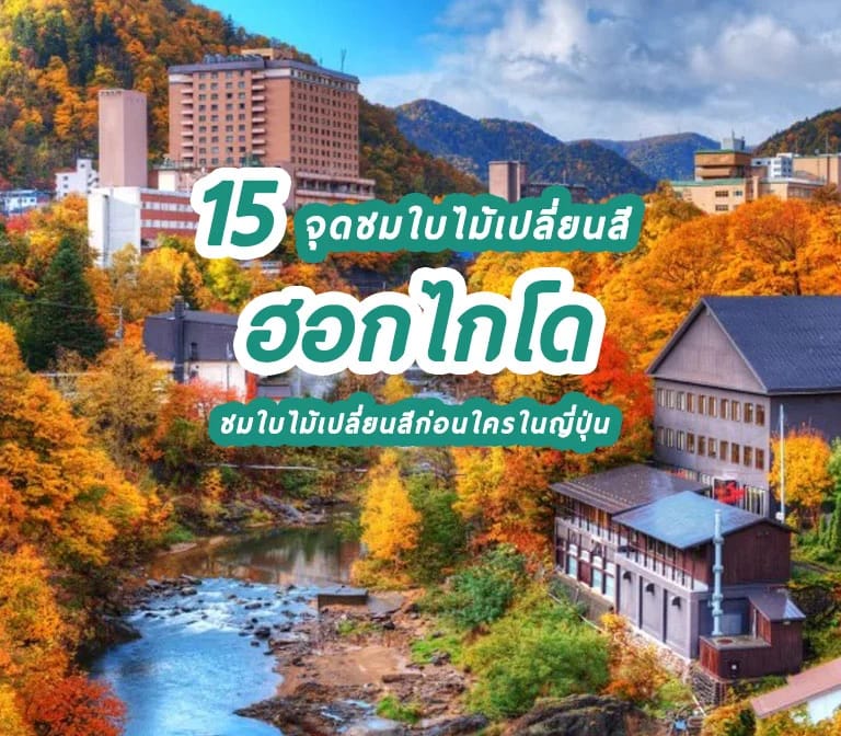 สวยว้าว! กับ 15 จุดชมใบไม้เปลี่ยนสีในฮอกไกโด Hokkaido Autumn leaves Spots