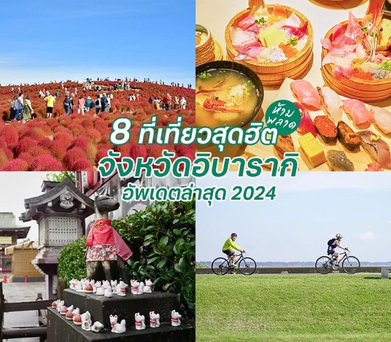 8 ที่เที่ยวสุดฮิต ห้ามพลาด จังหวัดอิบารากิ อัพเดตล่าสุด 2024