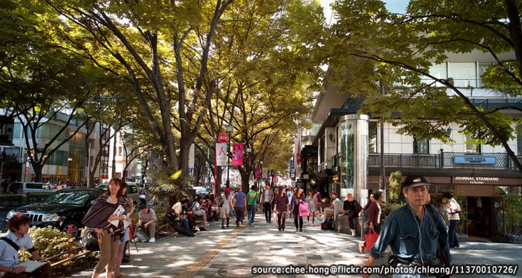แหล่งช้อปปิ้งโอโมเตะซันโดะ – Omotesando Tokyo