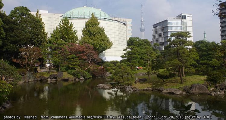สวนคิวยาซุดะเทเอ็น Kyu-Yasuda Teien Garden