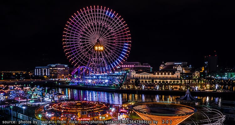 สวนสนุกคอสโม่เวิล์ดที่โยโกฮาม่า Yokohama Cosmo World