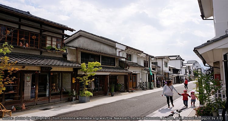 ถนนคนเดิน นาวาเตะ และนาคามาชิ Nawate and Nakamachi Street
