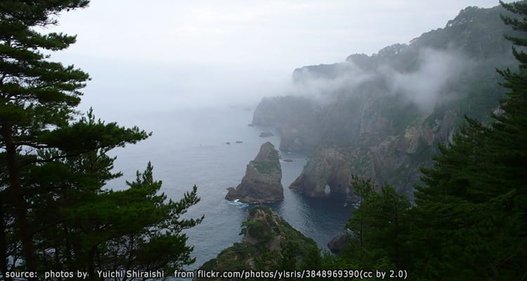 ชายฝั่งทะเลคิตะยามาซากิ Kitayamazaki Coast