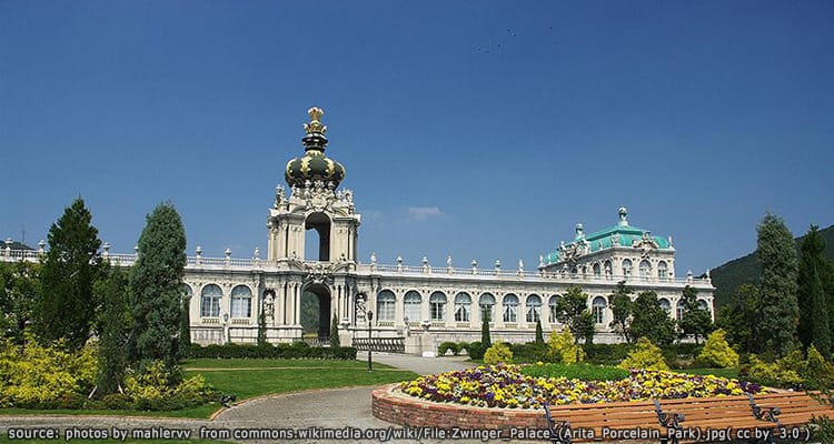 สวนเครื่องเคลือบดินเผากับพระราชวังเยอรมัน Porcelain Park and Zwinger Palace