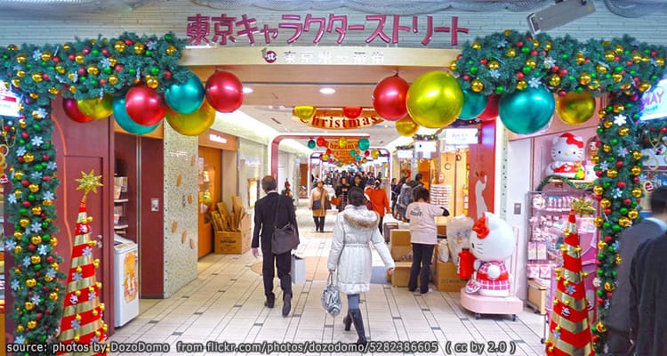 แหล่งช้อปปิ้งตัวการ์ตูน Tokyo Character Street