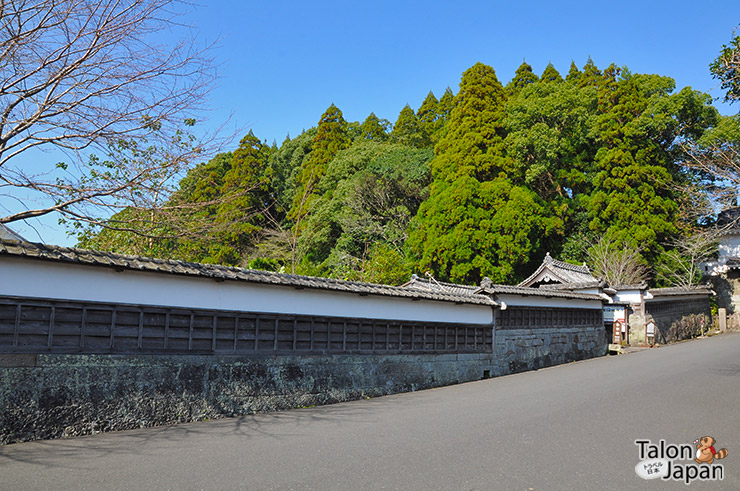 บริเวณกำแพงปราสาทโอบิ Obi Castle