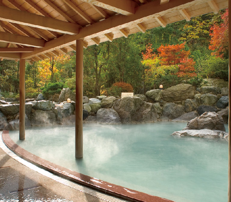 ย่านบ่อน้ำร้อนโนโบริเบทสึ-Noboribetsu-Onsen1