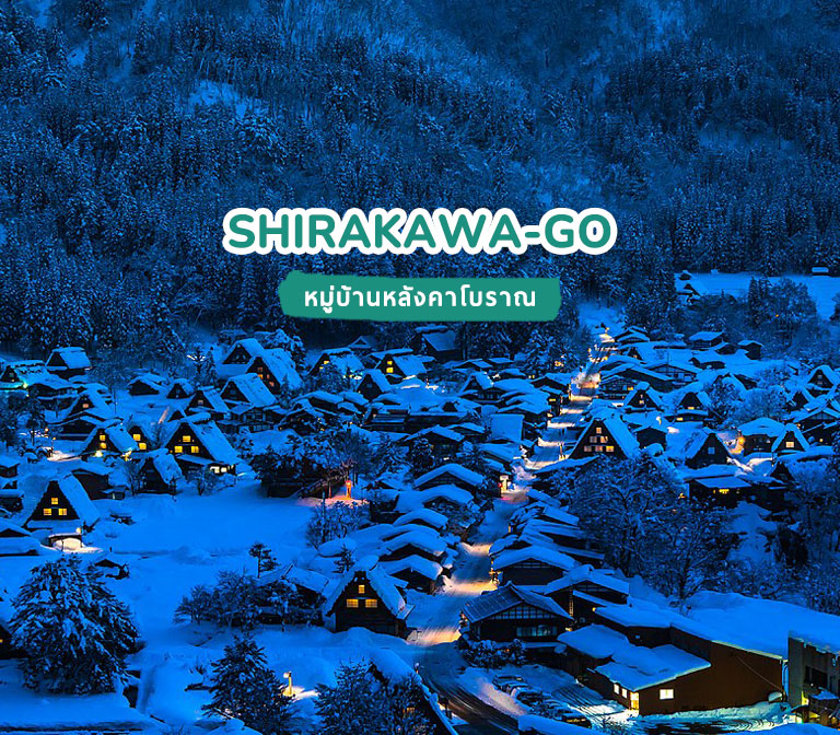 หมู่บ้านหลังคาโบราณชิราคาวะโกะ SHIRAKAWAGO