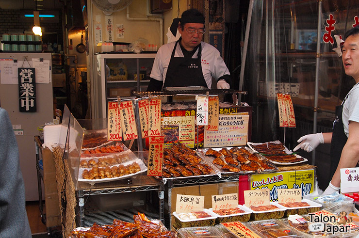 ร้านปลาไหลย่างที่ตลาดปลาซึคิจิ