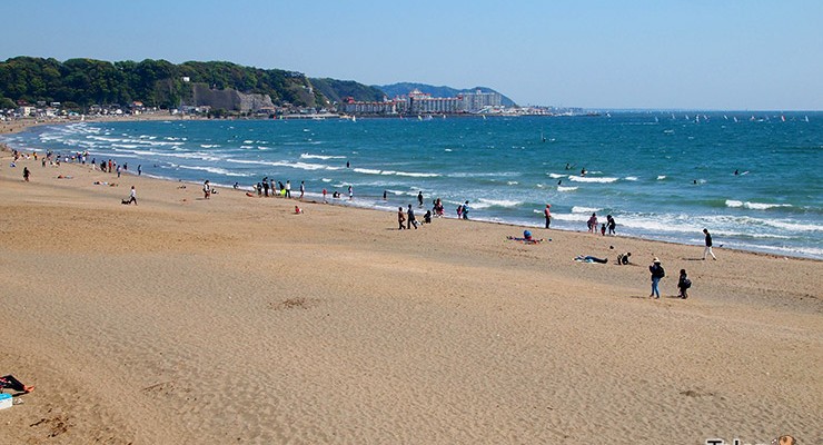 ชายหาดยูอิกะฮามะแห่งเมืองคามาคูระ Yuigahama Kamakura
