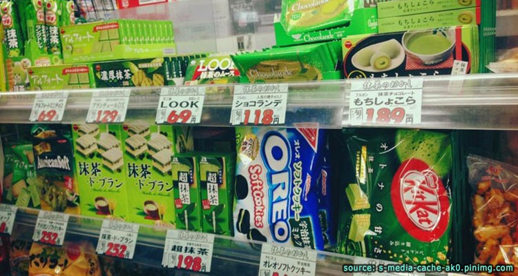 ขนมของฝากจากชาเขียว