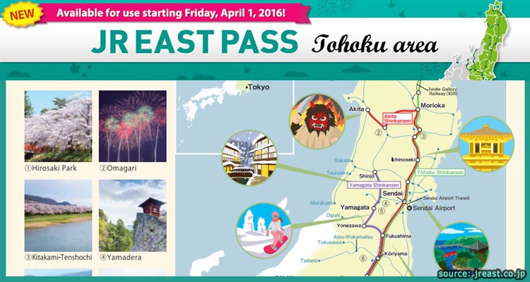JR EAST PASS (Tohoku area)