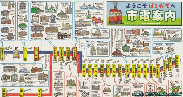 แจกฟรี แผนที่เที่ยวเมืองฮาโกดาเตะ, ฮอกไกโด