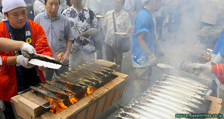 ปลาซัมมะ ของอร่อยช่วงใบไม้เปลี่ยนสี - Sanma