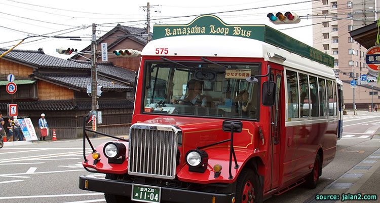 นั่ง Kanazawa Loop bus เที่ยวเมืองคานาซาว่า