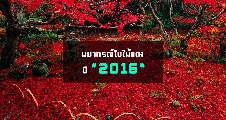 พยากรณ์ใบไม้เปลี่ยนประเทศญี่ปุ่นประจำปี 2016