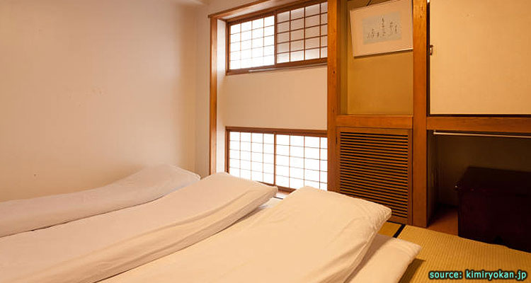 ห้องพักสไตล์ญี่ปุ่นของ Kimi Ryokan 