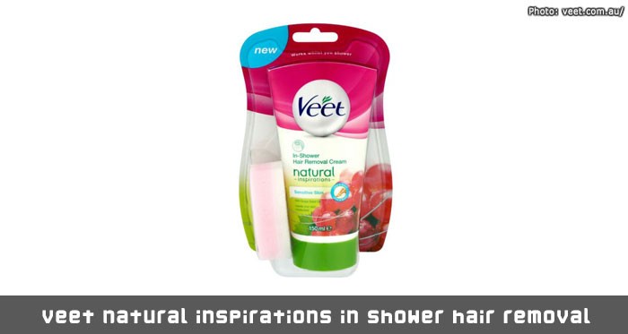 Veet natural inspirations in shower hair removal